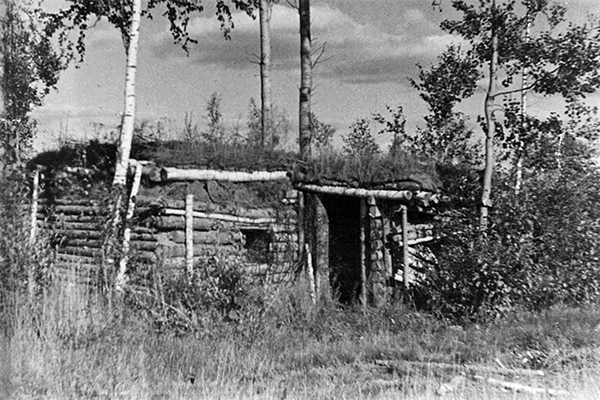 Немецкий ДЗОТ у деревни Чернушки, амбразуру которого закрыл своим телом Александр Матросов.