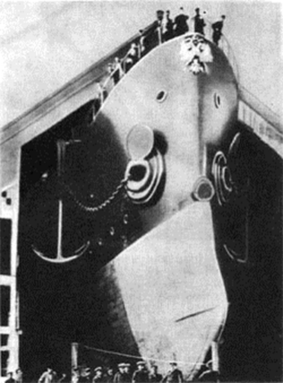 Спуск крейсера «Аврора» на воду 11 мая 1900 года