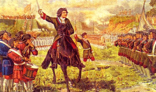 Потешное войско Петра Первого.