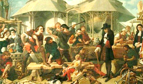 Дипломатическая миссия Петра I получила название Великое посольство.