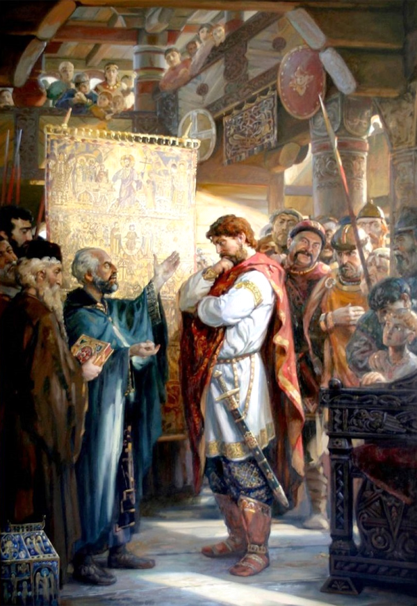 А. Филатов. Выбор Веры Князем Владимиром. 2007 г.