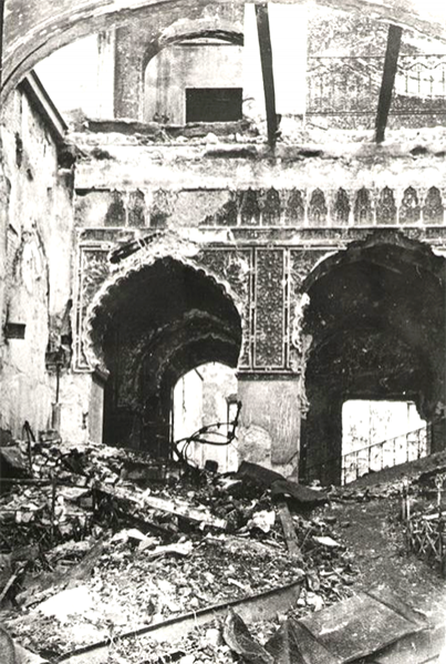 После освобождения Крыма советскими войсками «Артек» лежал в развалинах