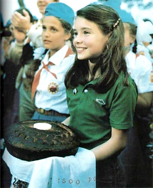 Приезд в «Артек» американской школьницы из штата Мэн – Саманты Смит