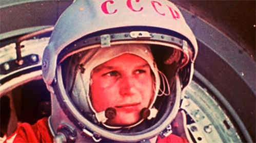 Терешкова в скафандре, 1963 год