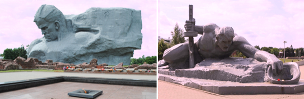 Скульптуры «Мужество» и «Жажда»
