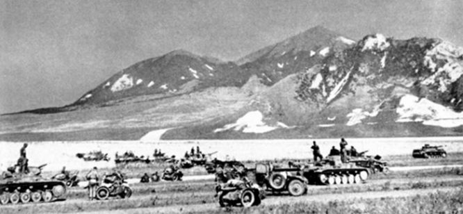 Немецкие танковые соединения в предгорьях Кавказа