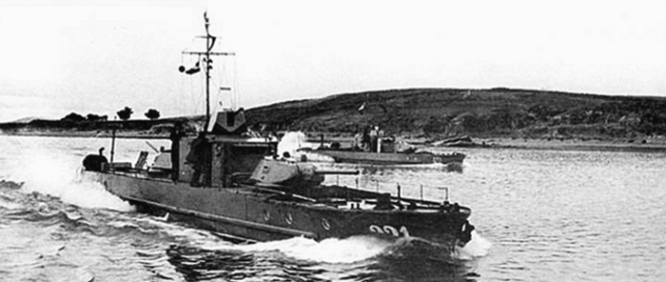 Бронекатера Дунайской флотилии.Румыния, август 1944-го