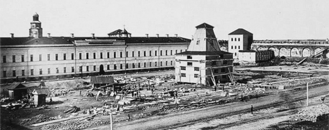 Возведение памятника «Тысячелетие России». 1862 год.