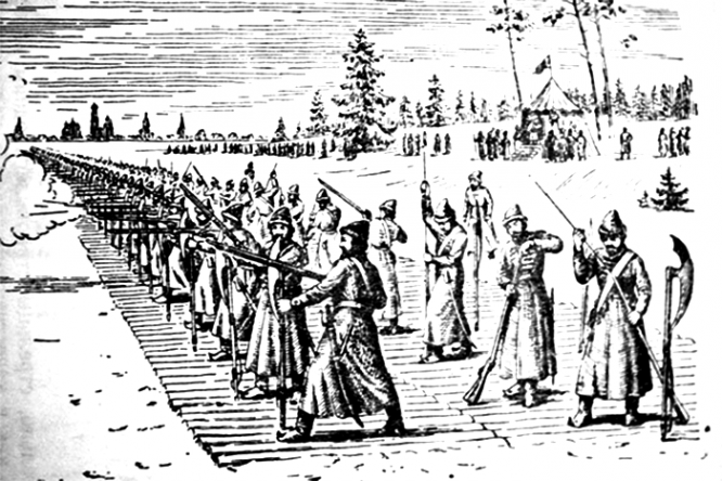 Стрелковый смотр 1557 года.