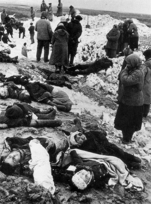Массовые расстрелы евреев в Крыму. Фото Госархив РФ, Евгений Халдей.