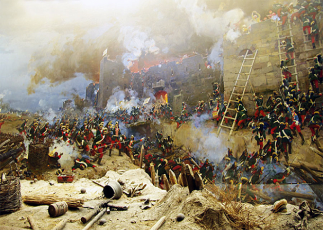 Взятие турецкой крепости Измаил под командованием Суворова.