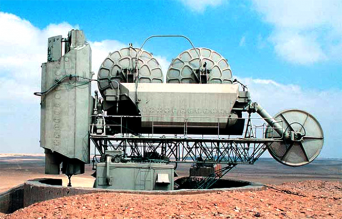 Станция наведения ракет зенитного ракетного комплекса С-75М одного из египетских зенитных ракетных дивизионов.