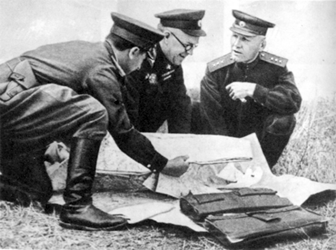 Жуков и Конев на Курской дуге.