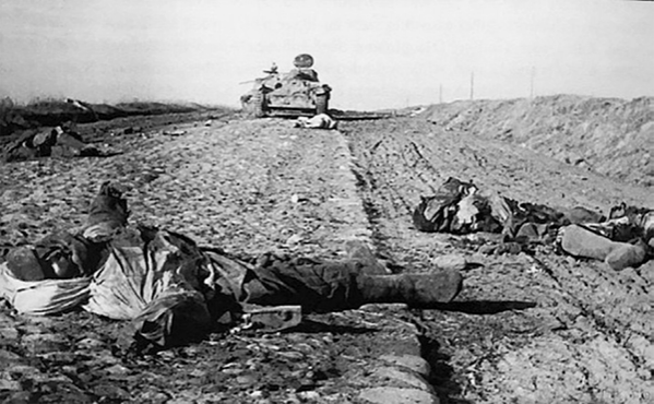 После боя на Холмской дороге.