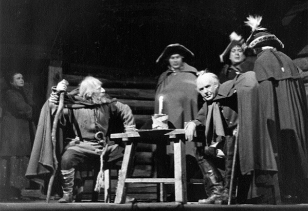 Сцена из спекталя «Полководец Суворов», 1940 г.