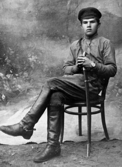 Василий Чуйков в молодости