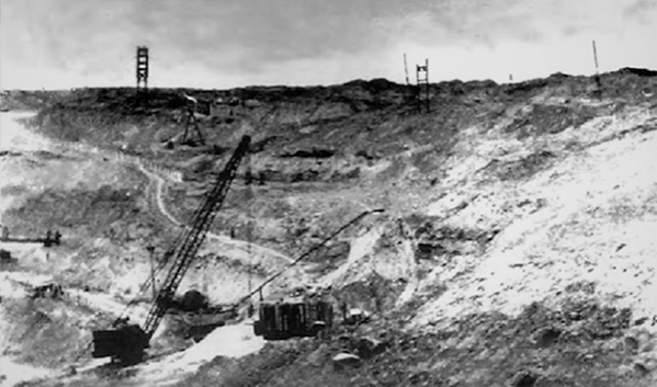 Котлован первой стартовой площадки