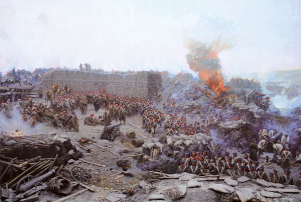 Франц Рубо. Фрагмент панорамы «Оборона Севастополя 1854–1855 гг.»