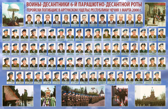 Воины-десантники героически погибшие в Аргунском ущелье