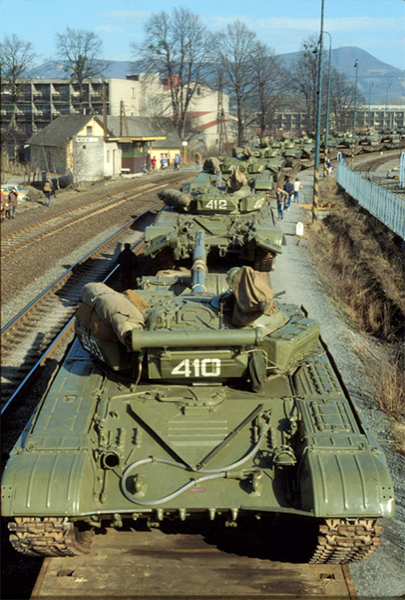 Вывод советских войск из Чехословакии. Фото Карел Vl?ek