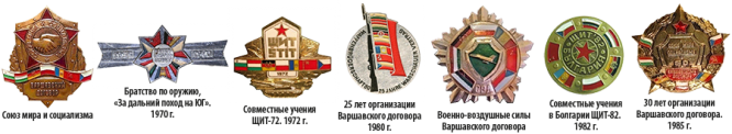 Юбилейные и памятные знаки Организации Варшавского договора