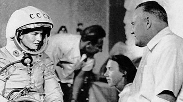 Валентина Терешкова и Сергей Королев