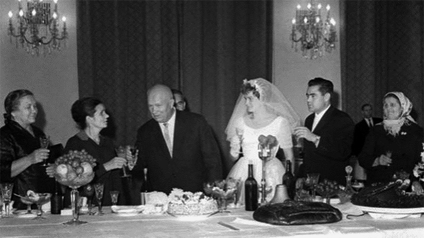 Свадьба Валентины Терешковой и Андрияна Николаева. 3 ноября 1963 г.