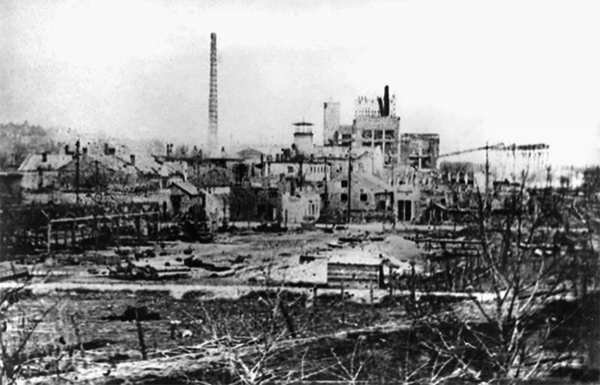 Разрушенный войной Херсон