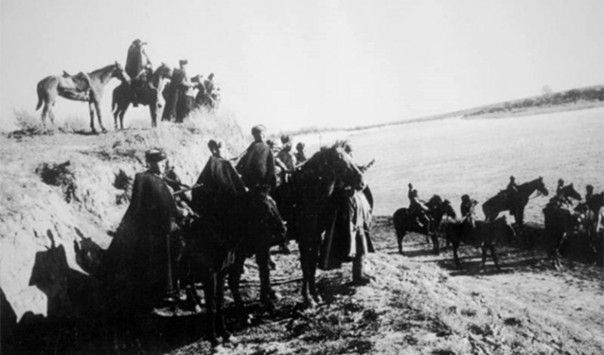 Казаки на берегу Днестра под Одессой