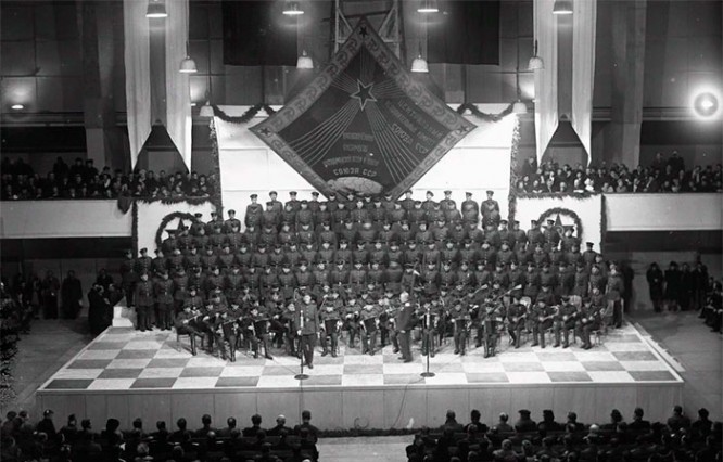 Выступление ансамбля в Хельсинки, 1950-е годы