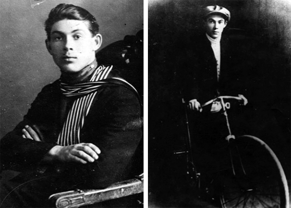 Николай Гастелло в молодости