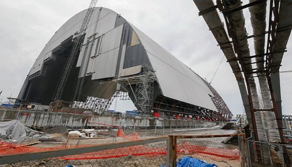 Строительство нового саркофага, 25 февраля 2015 г.