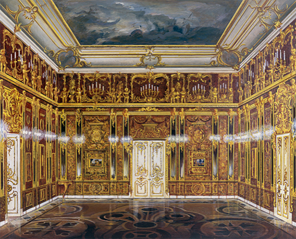 Макет Янтарной комнаты