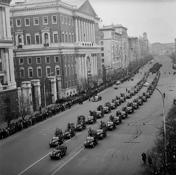 Перенос праха неизвестного солдата, Москва 3 декабря 1966 г.
