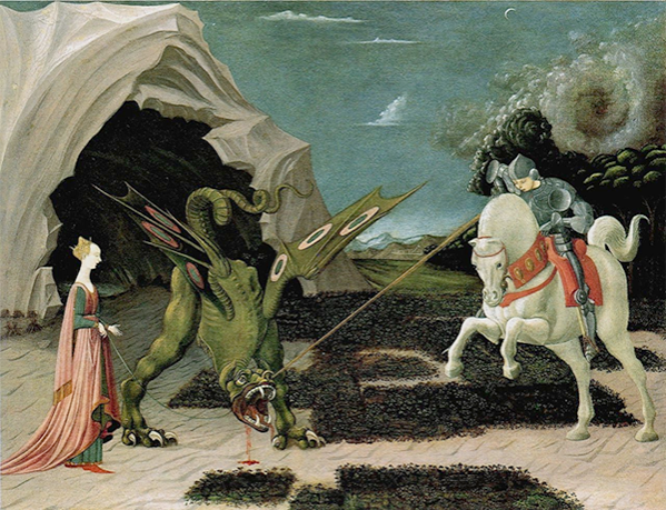 Паоло Уччелло. «Битва Св. Георгия со змеем»