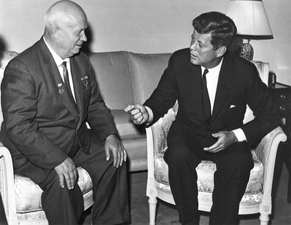 Никита Хрущев и Джон Кеннеди