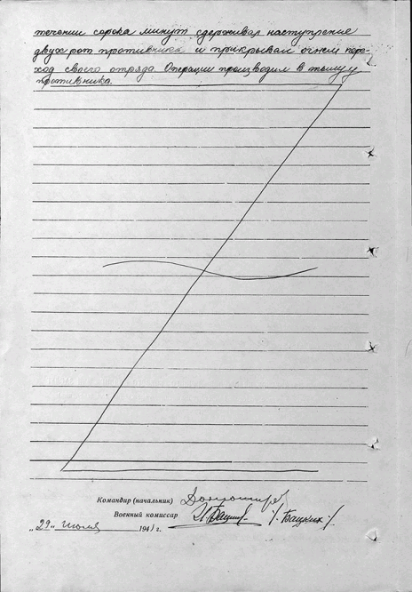 Наградной лист краснофлотца 4-го добровольческого отряда Северного флота Леонова Виктора Николаевича