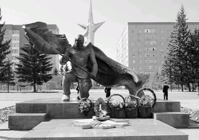 Мемориал Великой Отечественной войны на аллее Боевой Славы в Кокшетау